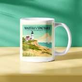 ヴィンテージマーサズヴィネヤードマサチューセッツ コーヒーマグカップ