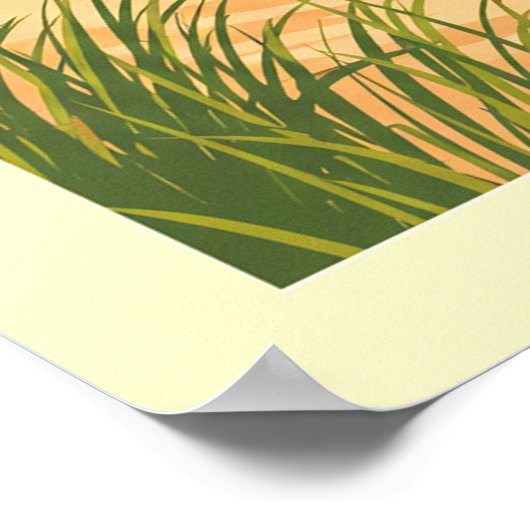 ヴィンテージマーサズヴィネヤードマサチューセッツ ポスター (角)