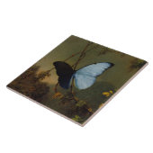 ヴィンテージマーティンジョンソンヘードブルーモルホバタフライ タイル (側面)