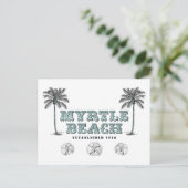 ヴィンテージマートルビーチサウスカロライナEst 1938 ポストカード (スタンド正面)