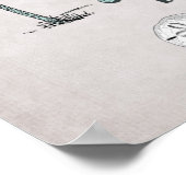 ヴィンテージマートルビーチSC Est 1938ポスター ポスター (角)