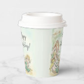 ヴィンテージマーメイドアンダーザシーハッピーバースデーパーティー 紙コップ (右)