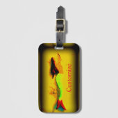 ヴィンテージマーメイドカスタム ラゲッジタグ (正面縦)