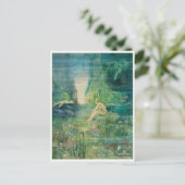 ヴィンテージマーメイドガールバイヘレン・ジェイコブス ポストカード (スタンド正面)