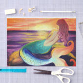 ヴィンテージマーメイドギフトティッシュペーパー 薄葉紙 (クラフト)