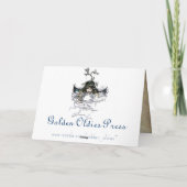 ヴィンテージマーメイドグリーティングカード カード (裏面)