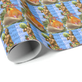 ヴィンテージマーメイドコラージュ ラッピングペーパー (ロールコーナー)