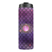 ヴィンテージマーメイドジェムストーンモノグラム タンブラー (正面)