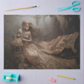 ヴィンテージマーメイドティッシュペーパー 薄葉紙 (クラフト)