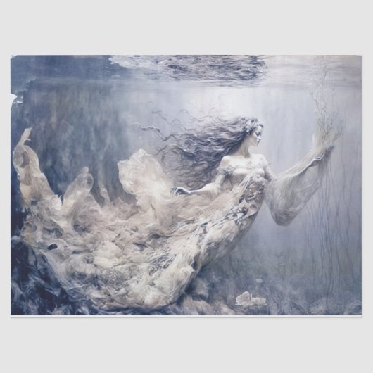 ヴィンテージマーメイドティッシュペーパー 薄葉紙 (正面)