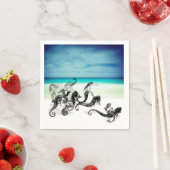 ヴィンテージマーメイドナプキン スタンダードカクテルナプキン (インサイチュ)