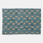 ヴィンテージマーメイドパターン キッチンタオル (横)