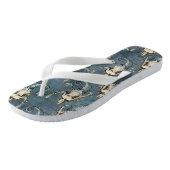 ヴィンテージマーメイドパターン ビーチサンダル (アングル)