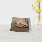 ヴィンテージマーメイドベビーノートカード カード (黄色い花)