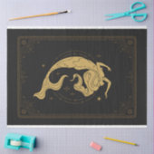 ヴィンテージマーメイドホリスコープピッセスデクページ 薄葉紙 (クラフト)