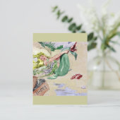 ヴィンテージマーメイド色 ポストカード (スタンド正面)