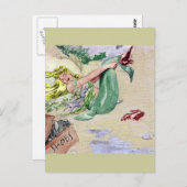 ヴィンテージマーメイド色 ポストカード (正面/裏面)