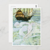 ヴィンテージマーメイド・バイ・アン・アンダーソン ポストカード (正面/裏面)