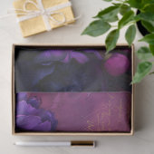 ヴィンテージマ王室のゼンタ開花トワイライトデクページ 薄葉紙 (ギフト)