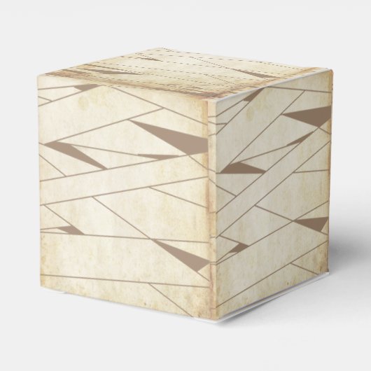 ヴィンテージミイラ |ハロウィーンのベビーシャワー フェイバーボックス (裏面サイド)