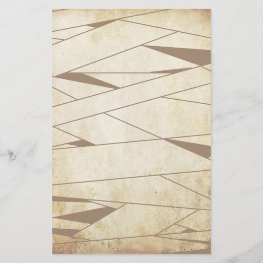 ヴィンテージミイラ |ハロウィーンの赤ちゃんシャワーの願い (裏面)