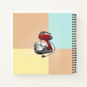 ヴィンテージミキサー用個人用料理レシピ帳 ノートブック (裏面)