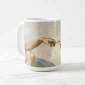 ヴィンテージミケラ絵画ンジェロアンティークプリント コーヒーマグカップ (正面左)