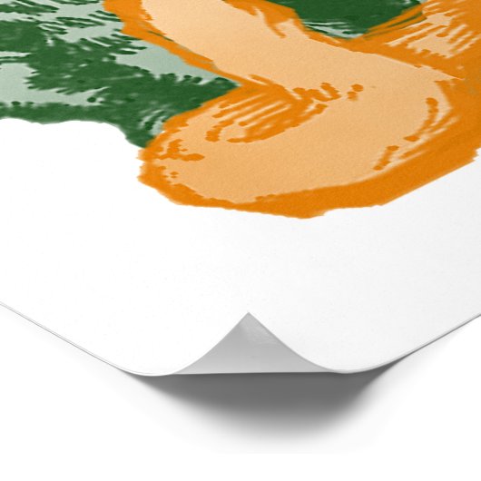 ヴィンテージミサイカルアレーキャットコーラスのポスター ポスター (角)