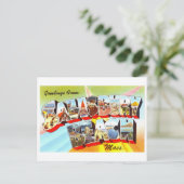 ヴィンテージミサ・サリスベリービーチからの挨拶 ポストカード (スタンド正面)