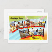 ヴィンテージミサ・サリスベリービーチからの挨拶 ポストカード (正面/裏面)