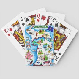 ヴィンテージミシガンマップトランプ トランプ