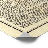 ヴィンテージミシガン地質図(1865) ポスター (角)