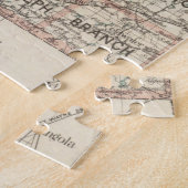 ヴィンテージミシガン湖の地図(1888) ジグソーパズル (側面)