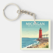 ヴィンテージミシガン キーホルダー (正面)
