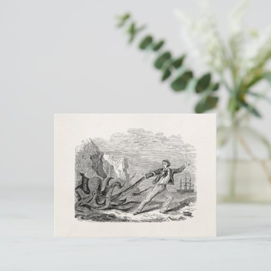 ヴィンテージミスターベールプップルタコテンプレート ポストカード (スタンド正面)