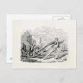 ヴィンテージミスターベールプップルタコテンプレート ポストカード (正面/裏面)