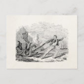 ヴィンテージミスターベールプップルタコテンプレート ポストカード (正面)