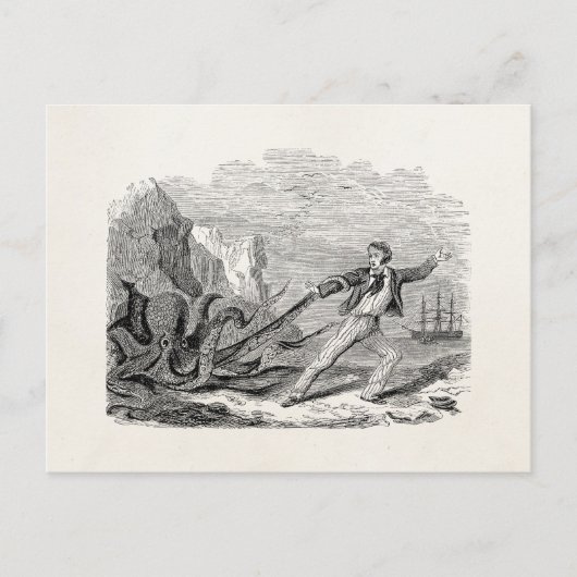 ヴィンテージミスターベールプップルタコテンプレート ポストカード (正面)