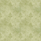 ヴィンテージミスティグリーンアンティークダマスクオールテシオン ラッピングペーパー