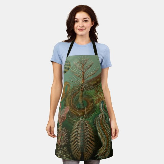 ヴィンテージミズアニッドチェトポダバイエルンストハエッケル エプロン (着用した状態)