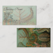 ヴィンテージミズアニッドチェトポダバイエルンストハエッケル 名刺 (正面/裏面)