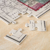 ヴィンテージミズーリの地図（1873年） ジグソーパズル (側面)