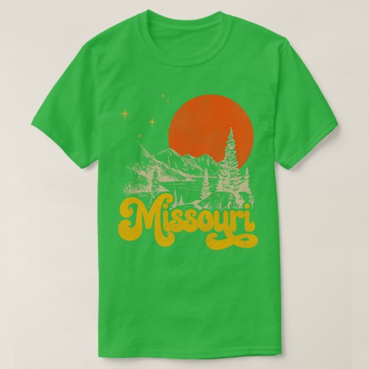 ヴィンテージミズーリ中世紀動揺してA Tシャツ (デザイン正面)