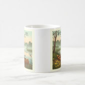 ヴィンテージミズーリ コーヒーマグカップ (中央)