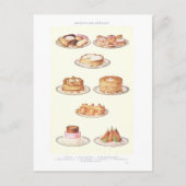 ヴィンテージミセス・カブトムンのスイーツとガトー ポストカード (正面)