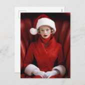 ヴィンテージミセス・クロース シーズンポストカード (正面/裏面)