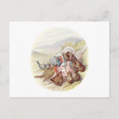 ヴィンテージミセス・ティ食べ物を与えギー・ウィンクル ポストカード (正面)