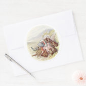 ヴィンテージミセス・ティ食べ物を与えギー・ウィンクル ラウンドシール (封筒)