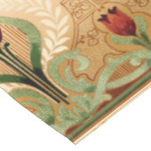 ヴィンテージミッションスタイルレッドチューリップパターン テーブルクロス (アングル)