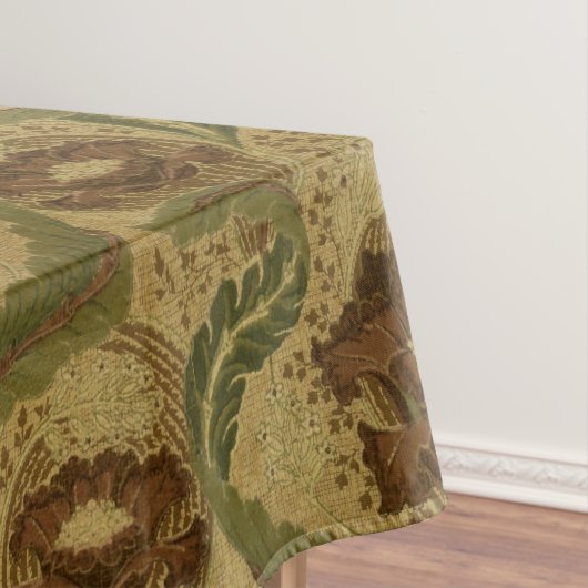 ヴィンテージミッションスタイル紅花模様 テーブルクロス (インサイチュ)